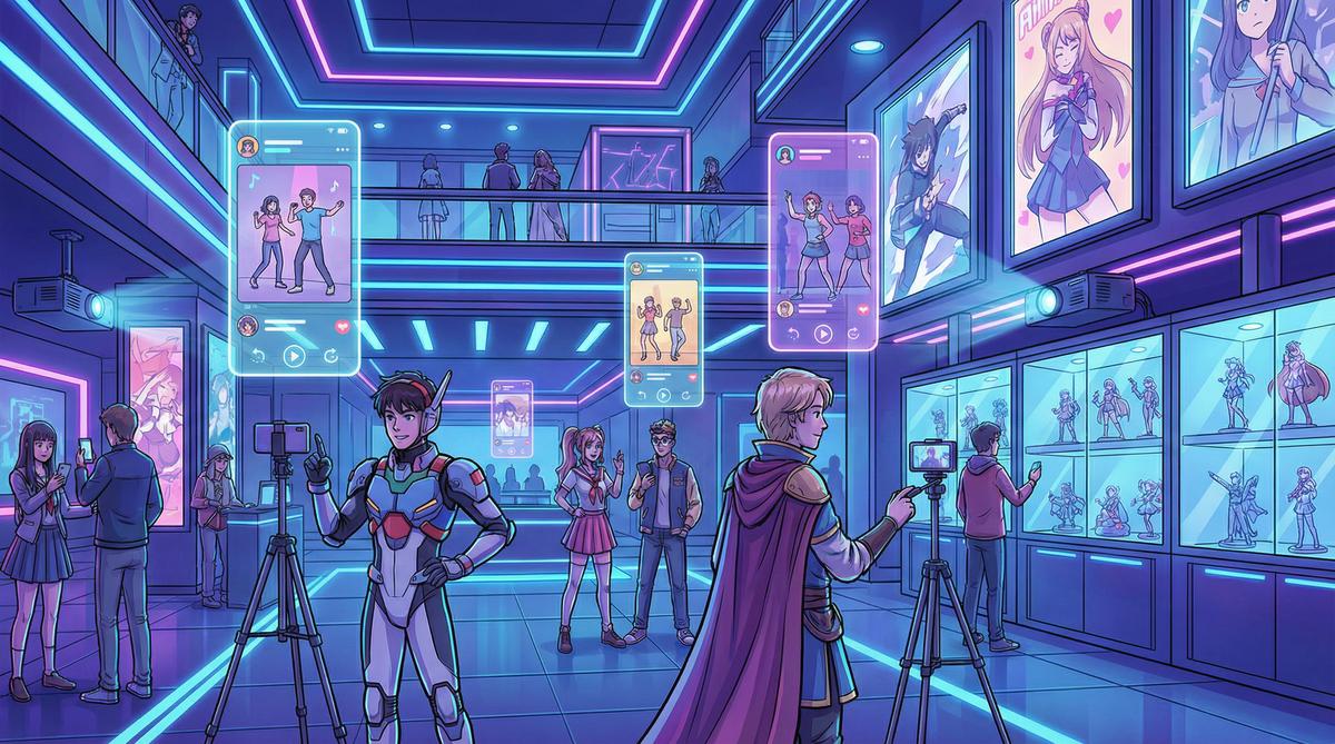 蜜桃二次元cosplay短视频